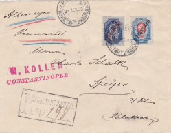 1903: Registered Letter Constantinople To Germany - Autres & Non Classés