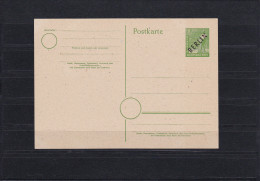 Berlin: Ganzsache MiNr. P1a, Ungebraucht, BPP Attest - Unused Stamps