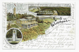 Gruß Aus Waldhaus/Hasenberg, 1904, Stuttgart Nach Balingen - Lettres & Documents