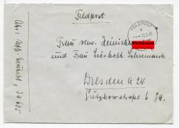 Feldpostbrief FPNr. 34685 Nach Dresden Mit Feldpostzensur 1941 - Feldpost 2e Wereldoorlog