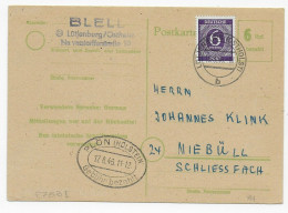 P783I, Lutjenburg, Plön 1946 Nach Niebüll - Brieven En Documenten