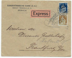 Express Brief Zürich 1917 Nach Frankfurt/M - Other & Unclassified