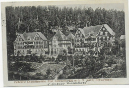 AK Heilstätte Charlottenhöhe, Post Calmbach 1922 Nach Gräfenhausen - Sonstige & Ohne Zuordnung