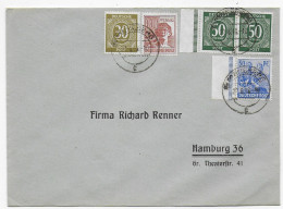 Rellingen In Holstein, über Pineberg 1948 Nach Hamburg - Lettres & Documents