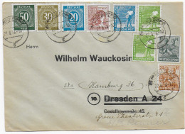 Rellingen I. Holstein, über Pineberg 1948 Nach Hamburg - Lettres & Documents