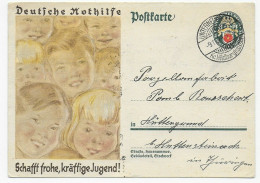 Deutsche Nothilfe Für Die Jugend Von Biberschlag 1929 Nach Hüttensteinach - Covers & Documents