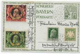 Postkarte München 1911, FDC - Briefe U. Dokumente