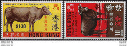 1973 Hong Kong Lunar New Year 2v. MNH SG N. 281/82 - Autres & Non Classés