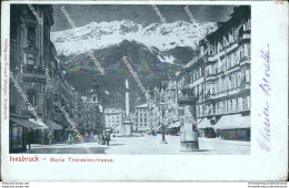 Ce93 Cartolina Innsbruck Maria Theresienstrasse Austria 1903 - Other & Unclassified