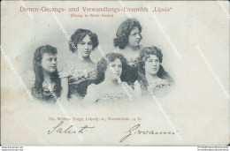 Ce111 Cartolina Damen Gesangs Und Vervwandlungs Ensemble Lipsia - Sonstige & Ohne Zuordnung