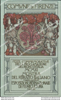 Ce172 Cartolina Firenze Feste Commemorative Proclamazione Del Regno D'italia - Sonstige & Ohne Zuordnung