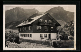 AK Bad Oberdorf, Gasthof Pension Krone G. Blanz Mit Bergpanorama  - Other & Unclassified