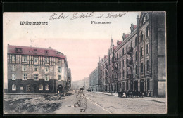 AK Hamburg-Wilhelmsburg, Blick In Die Fährstrasse  - Harburg