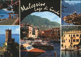 72344118 Malcesine Lago Di Garda Hafen Burg Malcesine - Other & Unclassified