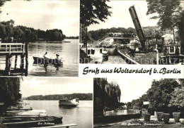 72343425 Woltersdorf Erkner Flakensee Schleuse Kalksee Ausflugsboot HO Gaststaet - Autres & Non Classés