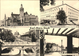 72343395 Karl-Marx-Stadt Rathaus HO Hotel Chemnitzer Hof Neubauten Klosterstrass - Chemnitz