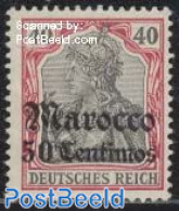 Morocco 1905 50c, German Post, Stamp Out Of Set, Unused (hinged) - Other & Unclassified