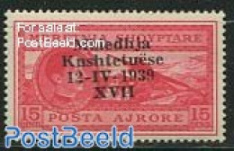 Albania 1939 15Q, Stamp Out Of Set, Mint NH - Albanien