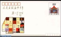 China People’s Republic 1990 Envelope, Peoples Publishing House, Unused Postal Stationary - Briefe U. Dokumente