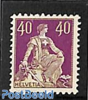 Switzerland 1924 40c, Stamp Out Of Set, Mint NH - Neufs