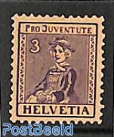 Switzerland 1917 3c, Stamp Out Of Set, Mint NH - Unused Stamps
