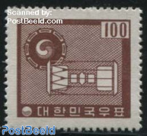 Korea, South 1961 100H, Stamp Out Of Set, Mint NH, Performance Art - Music - Music
