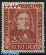 Germany, Federal Republic 1949 20pf, Stamp Out Of Set, Mint NH, History - Women - Neufs