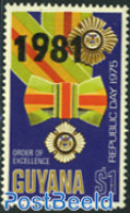 Guyana 1981 Stamp Out Of Set, Mint NH, History - Decorations - Militares