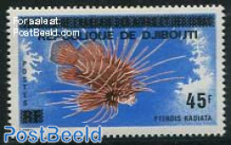 Djibouti 1977 45F, Stamp Out Of Set, Mint NH, Nature - Fish - Fische