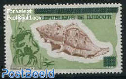 Djibouti 1977 40F, Stamp Out Of Set, Mint NH, Nature - Shells & Crustaceans - Maritiem Leven