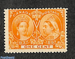 Canada 1897 1c, Stamp Out Of Set, Unused (hinged), History - Kings & Queens (Royalty) - Neufs