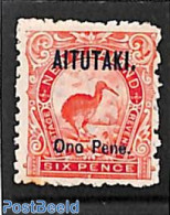 Aitutaki 1903 Ono Pene, Stamp Out Of Set, Unused (hinged), Nature - Birds - Aitutaki