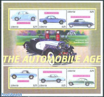 Liberia 2001 Classic Cars 6v M/s, Holden FX, Mint NH, Transport - Automobiles - Voitures