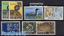 Iceland 1967 Yearset 1967 (7v), Mint NH, Various - Yearsets (by Country) - Nuevos