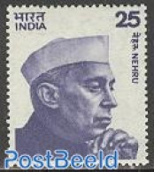 India 1976 Nehru 1v, Type II 29x33mm, Mint NH, History - Politicians - Unused Stamps