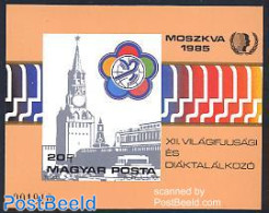 Hungary 1985 World Youth Games S/s Imperforated, Mint NH, Sport - Sport (other And Mixed) - Unused Stamps