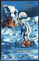 Hungary 1973 Apollo 17 S/s Imperforated, Mint NH, Transport - Space Exploration - Ungebraucht