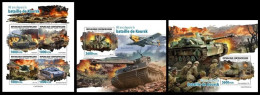 Central Africa  2023 80 Years Since The Battle Of Kursk. (624) OFFICIAL ISSUE - Guerre Mondiale (Seconde)