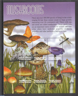 Grenada Grenadines 2002 Mushrooms 6v M/s / Shaggy Mane, Mint NH, Nature - Mushrooms - Mushrooms