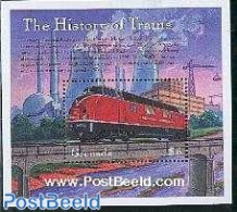 Grenada 2001 TRAINS S/S /GERMANY FEDER, Mint NH, Transport - Various - Industry - Usines & Industries