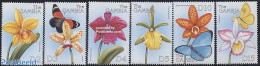 Gambia 1999 Orchids 6v, Mint NH, Nature - Flowers & Plants - Orchids - Gambie (...-1964)