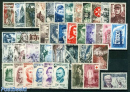 France 1956 Yearset 1956, Complete, 41v, Mint NH, Various - Yearsets (by Country) - Unused Stamps