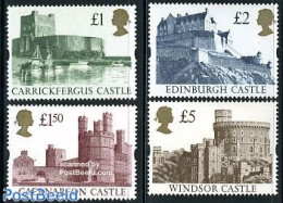 Great Britain 1994 Castles 4v, Re-engraved, Mint NH, Art - Castles & Fortifications - Ongebruikt