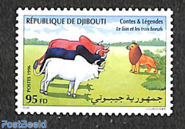 Djibouti 1996 Fairy Tales 1v, Mint NH, Nature - Cattle - Art - Fairytales - Contes, Fables & Légendes