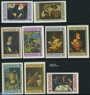 Aden 1967 Mahra Paintings 9v Imperforated, Mint NH, Art - Paintings - Paul Gauguin - Aden (1854-1963)