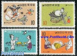 Korea, South 1970 Fairy Tales 4v, Mint NH, Art - Fairytales - Fiabe, Racconti Popolari & Leggende