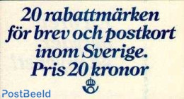 Sweden 1979 Rabatt Stamps Booklet, Mint NH, Stamp Booklets - Ungebraucht