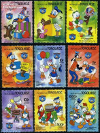 Togo 1984 50 Years Donald Duck 9v, Mint NH, Art - Disney - Disney