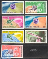 Togo 1967 Space Flights 8v, Imperforated, Mint NH, Transport - Space Exploration - Togo (1960-...)
