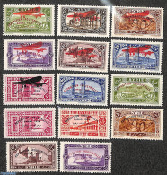 Syria 1929 Industrial Fair 14v, Unused (hinged) - Siria